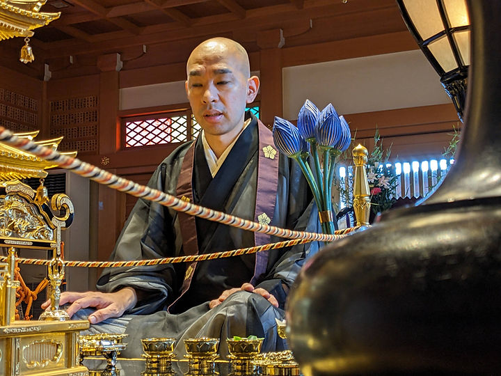 毎月の護摩祈祷 - 住職による護摩供修行